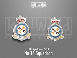 Kitsworld SAV Sticker - British RAF Squadrons - No.16 Squadron 